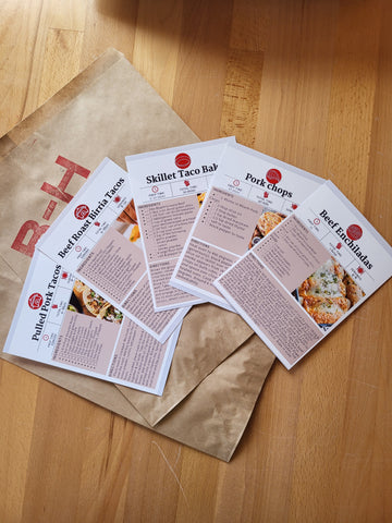 Weeknight Dinner Box with Recipe Cards